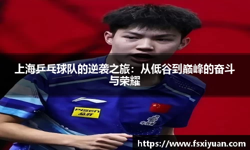 上海乒乓球队的逆袭之旅：从低谷到巅峰的奋斗与荣耀